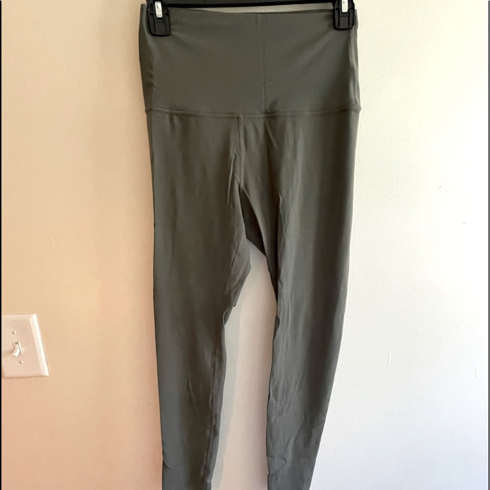 Army green leggings